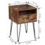 Table de chevet 1 tiroir en fer Adra-1162929777