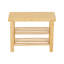 Wood Storage Bench