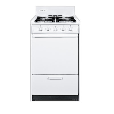Summit Appliance 20 " 2.46 Gas and Liquid Propane Range with Grate Cooktop