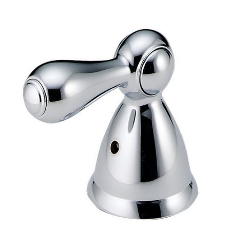 Large Metal Lever Handles for Botanical Bath Collection -, Chrome
