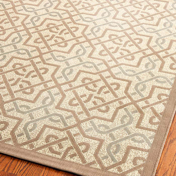 Mclain Geometric Hand Woven Indoor / Outdoor Area Rug