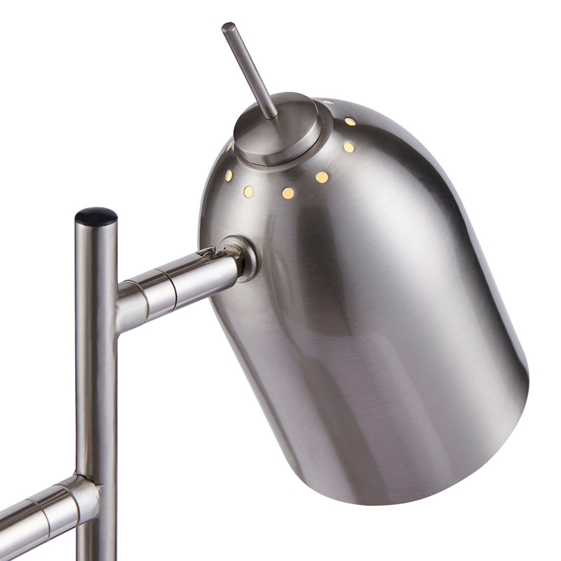 Saxis Metal Desk Lamp, Chrome