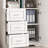 Modern Wilfredo Freestanding Linen Cabinet
