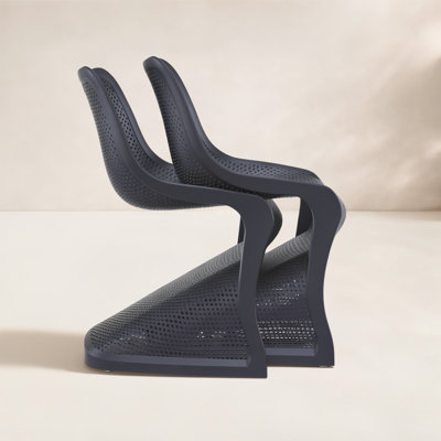 Chaise d'appoint de patio empilable Spector