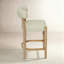Tabouret de bar 26 po à hauteur de comptoir avec structure en bois massif-379019871-379019872
