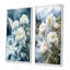 Pivoines au bord de la rivière I - collection de 2 décorations murales en toile florale-1461587819-1461587820