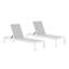 Chaises longues inclinables de 77,56 po Caggiano-110742248
