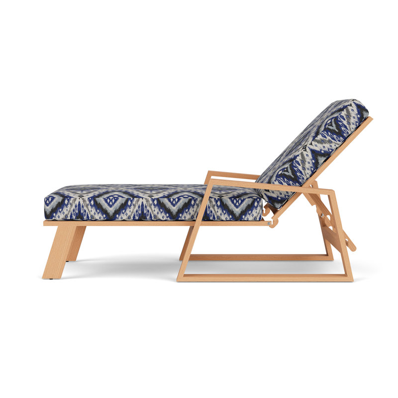 Pursuit Outdoor Chaise Lounge, Yoko Mediterranean