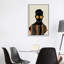 Black Hair VII by Domonique Brown - Print on Canvas-859059624-859059631