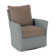Fauteuil pivotant en polyester de 28 po de largeur Lanai