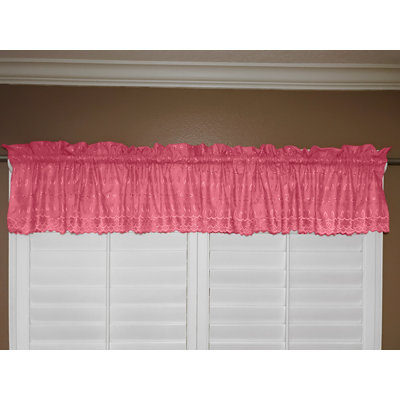 Cotton Eyelet Window Valance 58" Wide