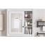 Armoire à pharmacie de salle de bain avec miroir, armoire à miroir murale avec rangement, armoire de rangement blanche pour salle de bain