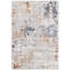 Abstract Cotton and Chenille Flatweave Area Rug-1451799065