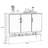 Beige Aluminium alloy Shoe Storage