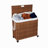 Modern Wicker Rolling Laundry Hamper with Handles-100969976