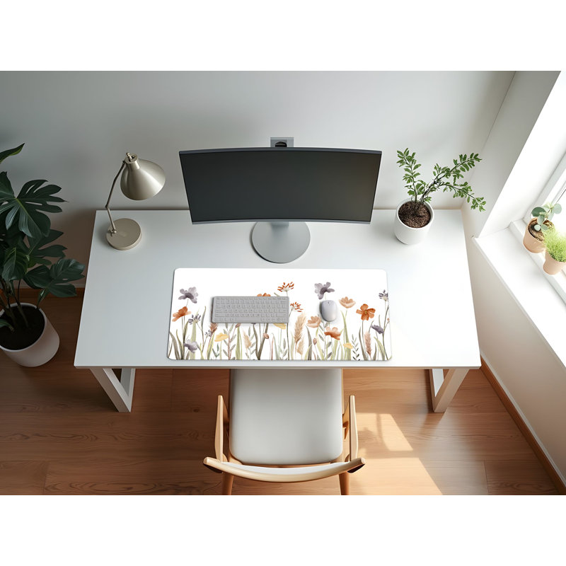 Grand tapis de bureau Watercolor