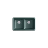 IronTones® Kohler 33" L x 18.75" W Drop-in Smart Divide Double-Equal Kitchen Sink