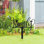 Enseigne de famille en métal, piquet de jardin décoratif, lettrage avec accents de cœur, statues de silhouette pour art de jardin, extérieur, patio, décor extérieur, décorations de jardin, ornements de pelouse