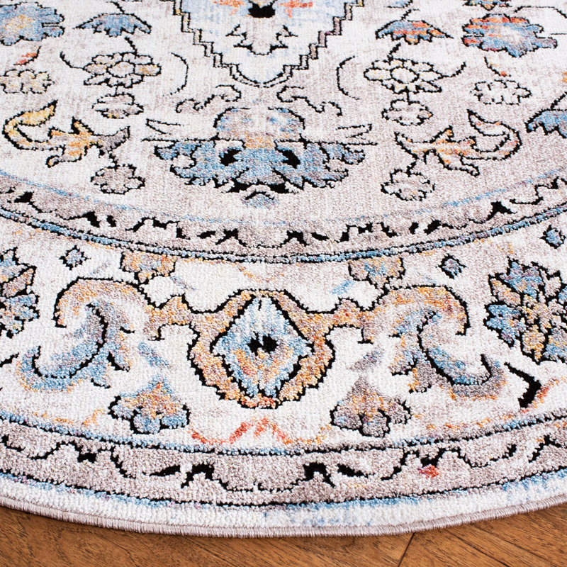 Tapis performance à motif floral Gardner, Rectangle 8 pi x 10 pi