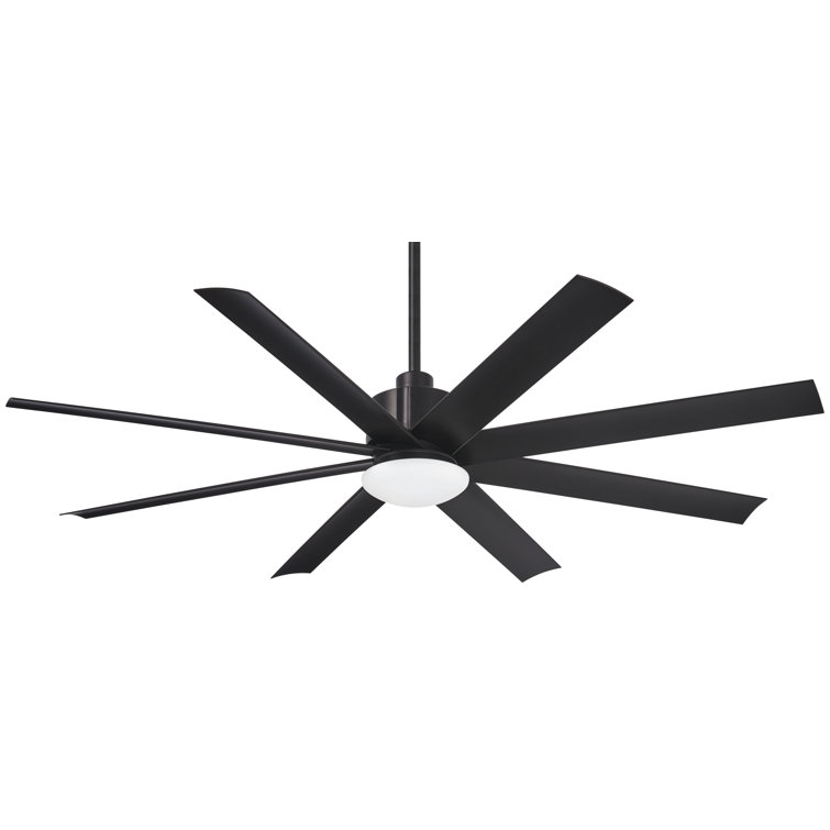 Slipstream 65" 8-Blade LED Smart Standard Ceiling Fan with Remote Control and Light Kit Included