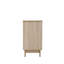 Buffet en rotin naturel 43,3 po avec 2 portes et 3 tiroirs Karon