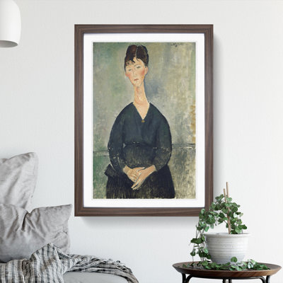 Cafe Singer by Amedeo Modigliani - Picture Frame Painting