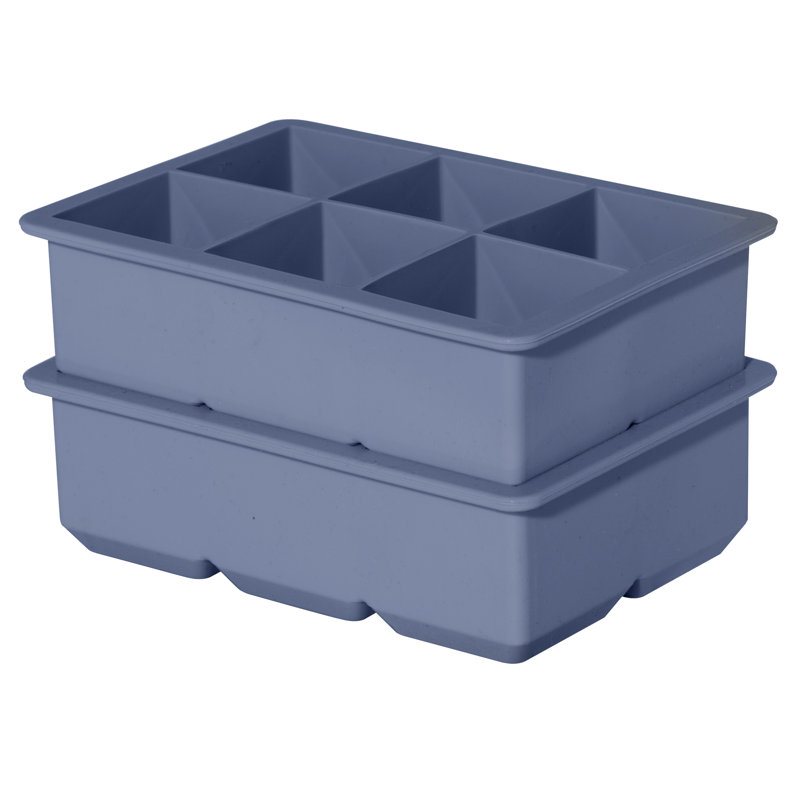 Set of 2 Large (2") Ice Cube Trays
