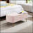Storage Ottoman Bench for End of Bed  Legs, Modern  Faux Fur Entryway Bench Upholstered Padded-424995203