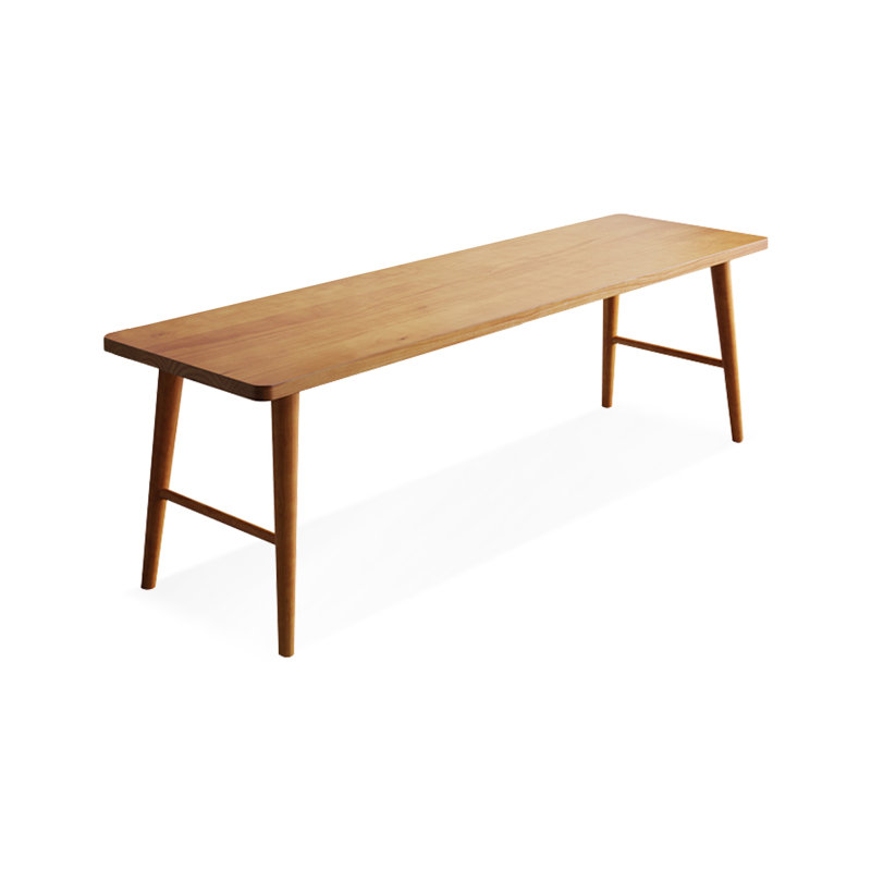Brown Rectangular Solid Wood desk, 29.53" H x 86.61" W x 23.62" D