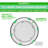 6 Piece Slammo XL Game Set - Beach Outdoor Lawn Roundnet Game