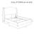 Claritha Upholstered Wingback Bed-1993062201-1993062204