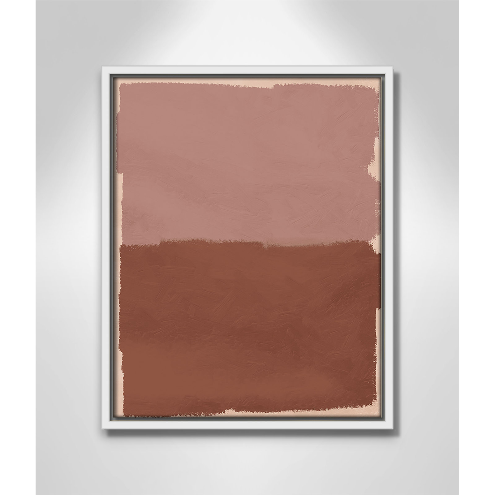 Hollow Delight Print by Marcus Prime, 12.5'' W x 15.5'' H, White Floater