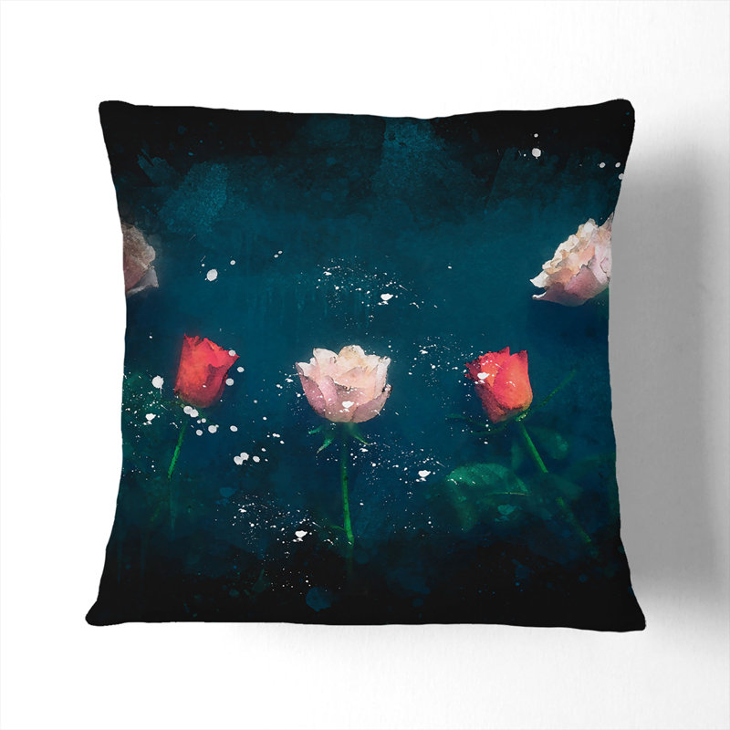 Square Throw Cushion, 40cm H x 40cm W x 15cm D