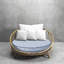 Decorative Indoor Outdoor Waterproof Round Cushion Cover, Patio Bar Stool UV Resistant Seat Cover-1278870894