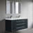 61 " W Free Standing Wall Mounted 1 Single Double Vanity Bathroom Vanity With Solid Surface Top-93549455-93549452