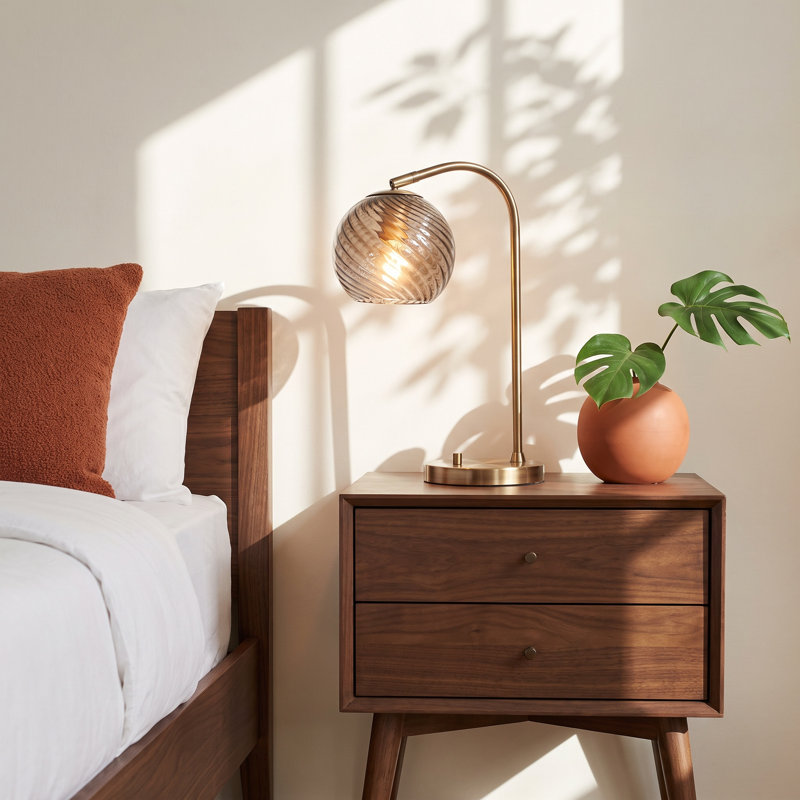 Delos Metal Arched Lamp