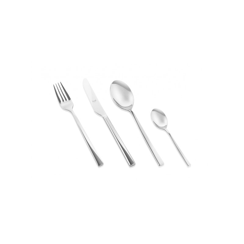 Atena 5 - Piece Stainless Steel Flatware Set - Service for 1, Mirror