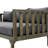 Grey 3 Seater Daybed - Built With Wood Slat Panel For Style Water- Cushion Included 67.76W X 32.82D 23.68H Assembly Required Upon Unloading In Grey Finish Outdoor Durability Paneled Seat And At Area-1916064259-1916064287