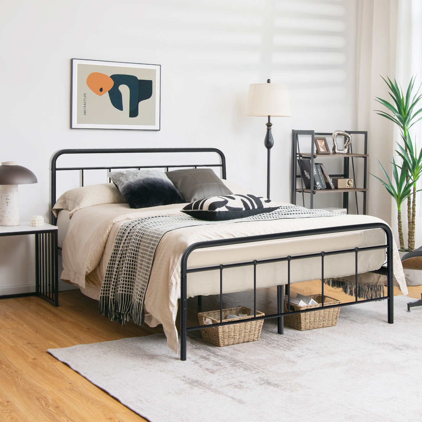 Gracie Oaks Reeni Open-Frame Bed | Wayfair