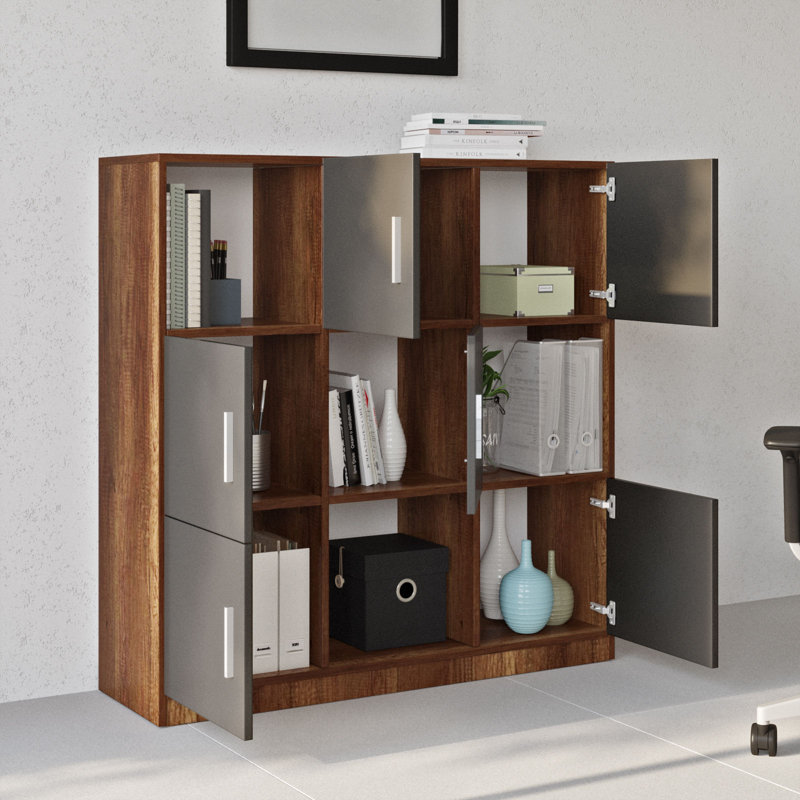 Caylan 121.8cm Kitchen Pantry, Baroque/Anthracite
