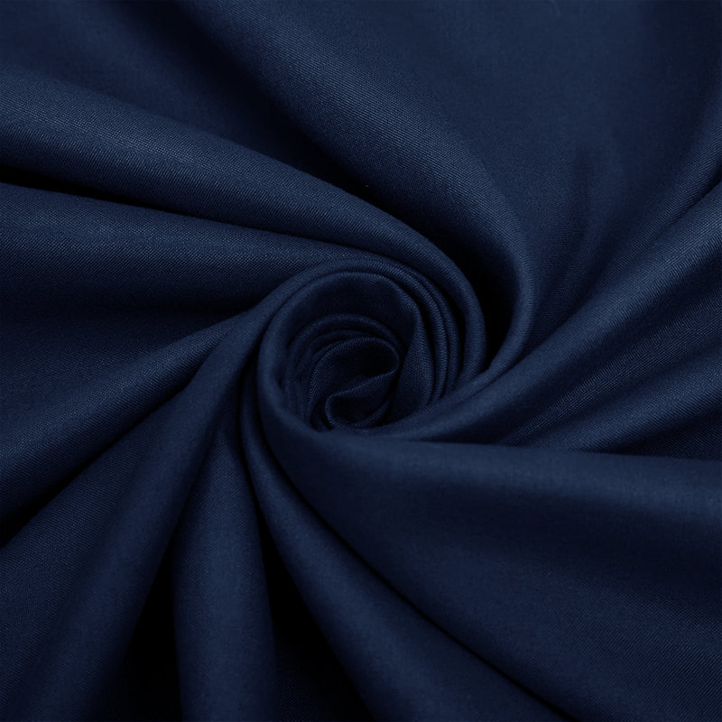 Super Soft Microfiber Fitted Sheet – 25cm Deep Pocket, Brushed Finish, Single (3'), Navy