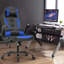 Fauteuil de jeu ergonomique et réglable en cuir synthétique Latitude Run® Alaire-1658893162