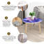 Ensemble de 2 tables basses gigognes Triangle