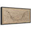 Rétro, carte du monde, carte du monde, art mural horizontal, art mural panoramique abstrait, décoration de salon-102833121-111696435