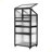 62Inch Height Wood Large Greenhouse Balcony Portable Cold Frame With Wheels And Adjustable Shelves For Outdoor Indoor Use-111941250