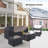 Romin Outdoor Conversation Set Group Seating Patio Furniture Covers