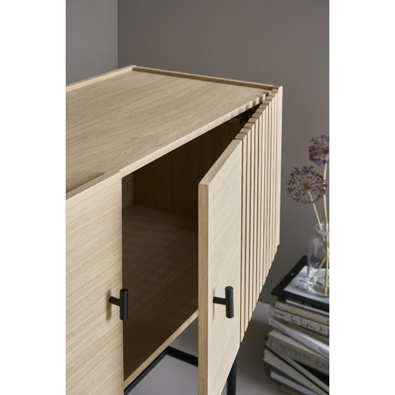 Array Sideboard (120 Cm), Black/Oak