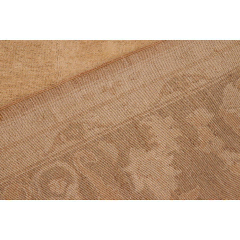 One-of-a-Kind Rectangle: 10' X 13'10'' 2000s Wool Area Rug Brown