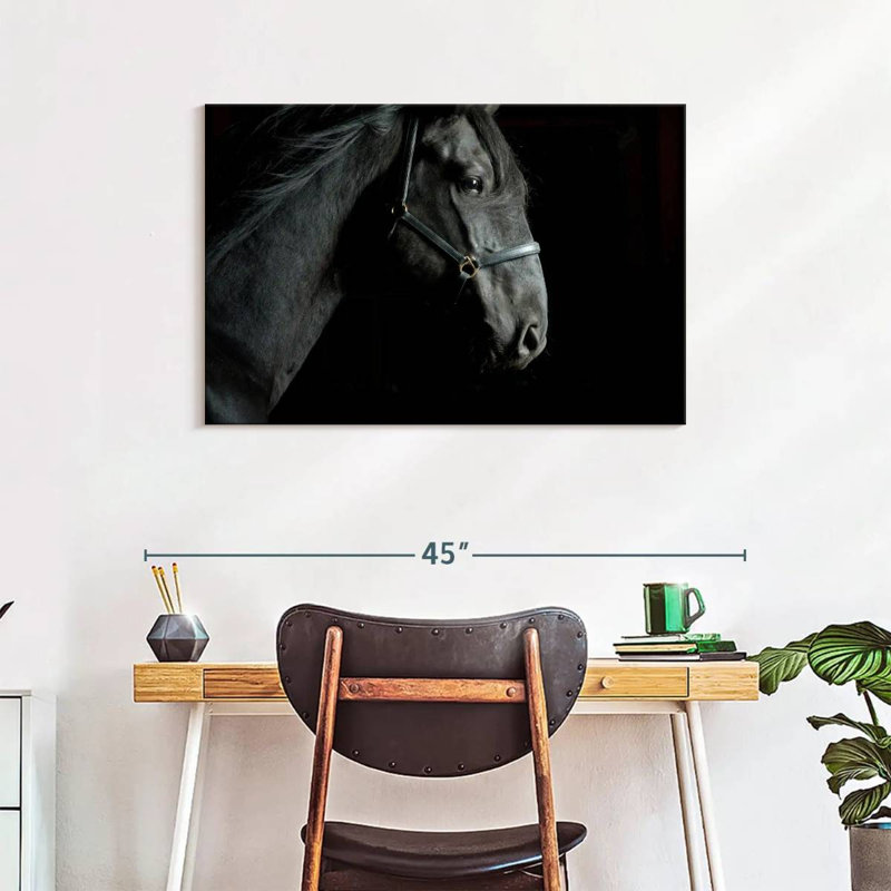 Brampt Horse Head, 24" H x 36" W