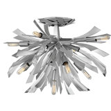 Vida 9 - Light 24" Sputnik Sphere Semi Flush Mount